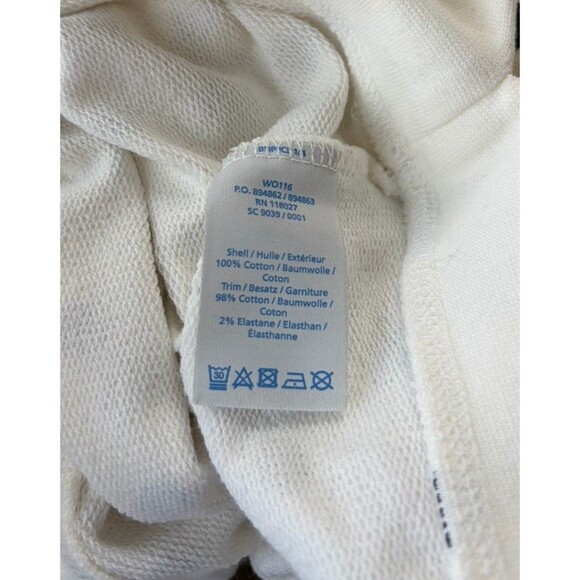 Boden Polka Dot Sweatshirt Size M Ivory Sweater - Picture 6 of 6